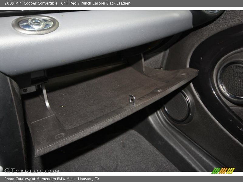 Chili Red / Punch Carbon Black Leather 2009 Mini Cooper Convertible