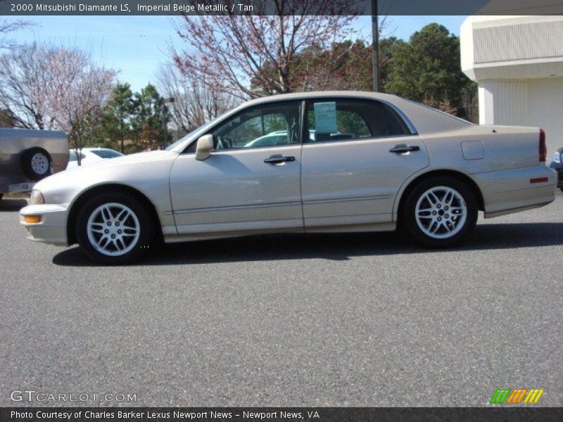 Imperial Beige Metallic / Tan 2000 Mitsubishi Diamante LS