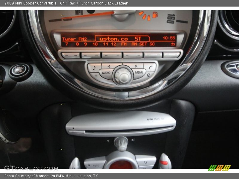 Chili Red / Punch Carbon Black Leather 2009 Mini Cooper Convertible