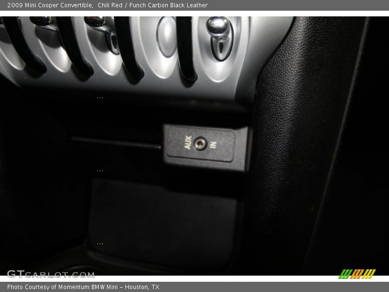 Chili Red / Punch Carbon Black Leather 2009 Mini Cooper Convertible