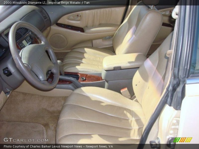 Imperial Beige Metallic / Tan 2000 Mitsubishi Diamante LS