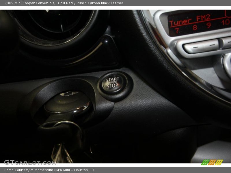 Chili Red / Punch Carbon Black Leather 2009 Mini Cooper Convertible
