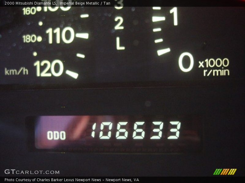 Imperial Beige Metallic / Tan 2000 Mitsubishi Diamante LS
