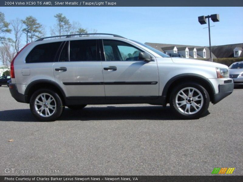 Silver Metallic / Taupe/Light Taupe 2004 Volvo XC90 T6 AWD