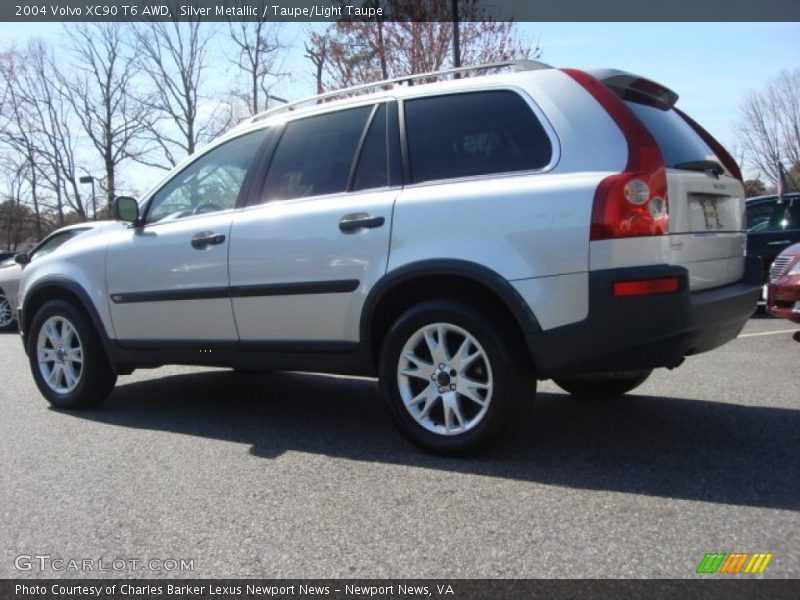 Silver Metallic / Taupe/Light Taupe 2004 Volvo XC90 T6 AWD