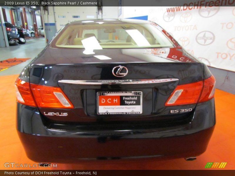 Black Sapphire Pearl / Cashmere 2009 Lexus ES 350