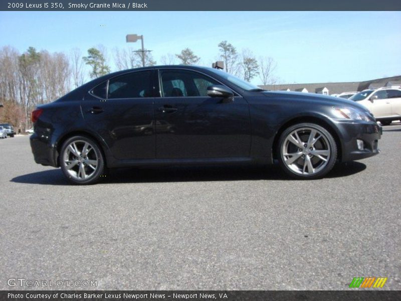 Smoky Granite Mica / Black 2009 Lexus IS 350