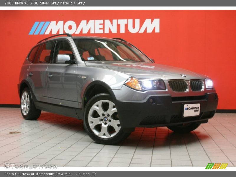 Silver Gray Metallic / Grey 2005 BMW X3 3.0i