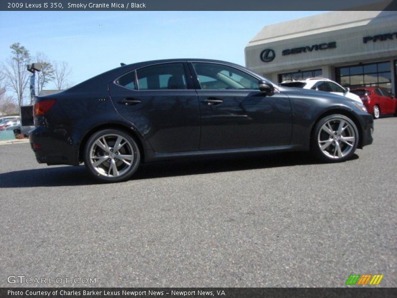 Smoky Granite Mica / Black 2009 Lexus IS 350