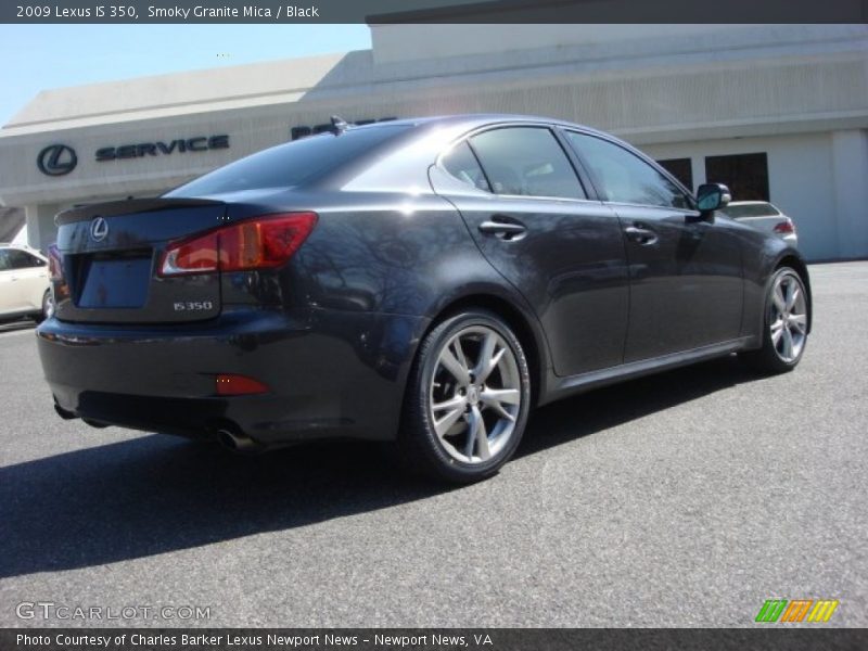 Smoky Granite Mica / Black 2009 Lexus IS 350