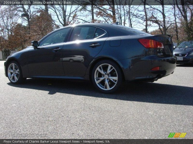 Smoky Granite Mica / Black 2009 Lexus IS 350