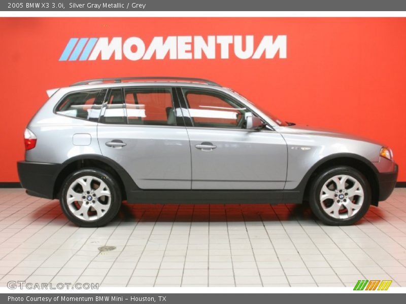 Silver Gray Metallic / Grey 2005 BMW X3 3.0i