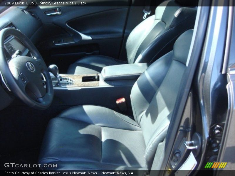 Smoky Granite Mica / Black 2009 Lexus IS 350