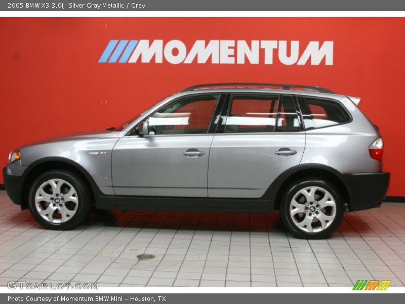 Silver Gray Metallic / Grey 2005 BMW X3 3.0i