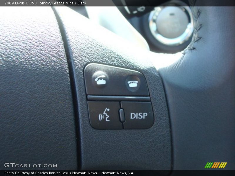 Smoky Granite Mica / Black 2009 Lexus IS 350