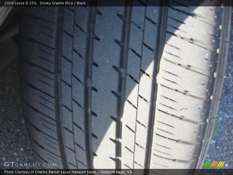 Smoky Granite Mica / Black 2009 Lexus IS 350