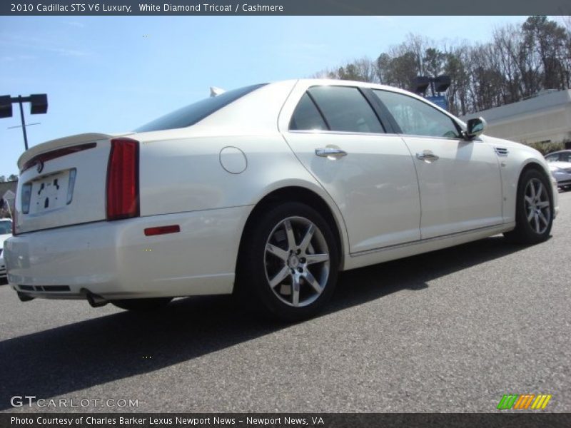 White Diamond Tricoat / Cashmere 2010 Cadillac STS V6 Luxury