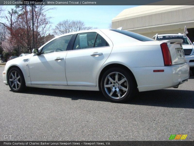 White Diamond Tricoat / Cashmere 2010 Cadillac STS V6 Luxury