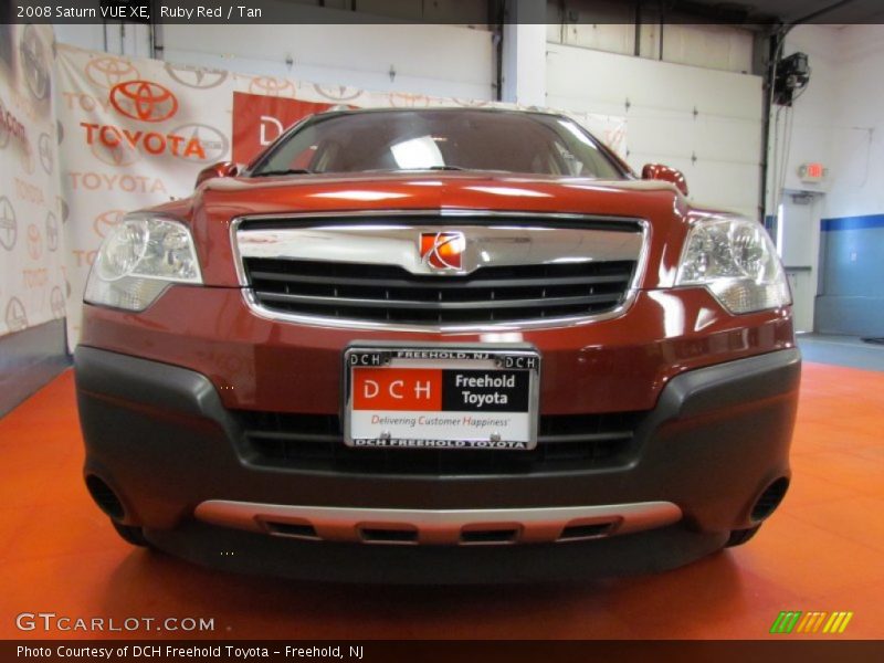Ruby Red / Tan 2008 Saturn VUE XE