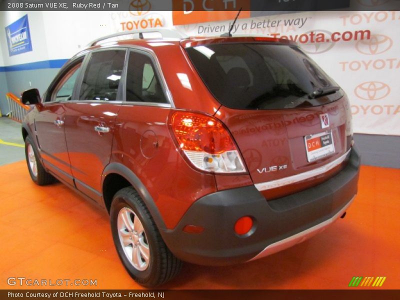 Ruby Red / Tan 2008 Saturn VUE XE