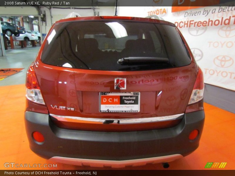 Ruby Red / Tan 2008 Saturn VUE XE