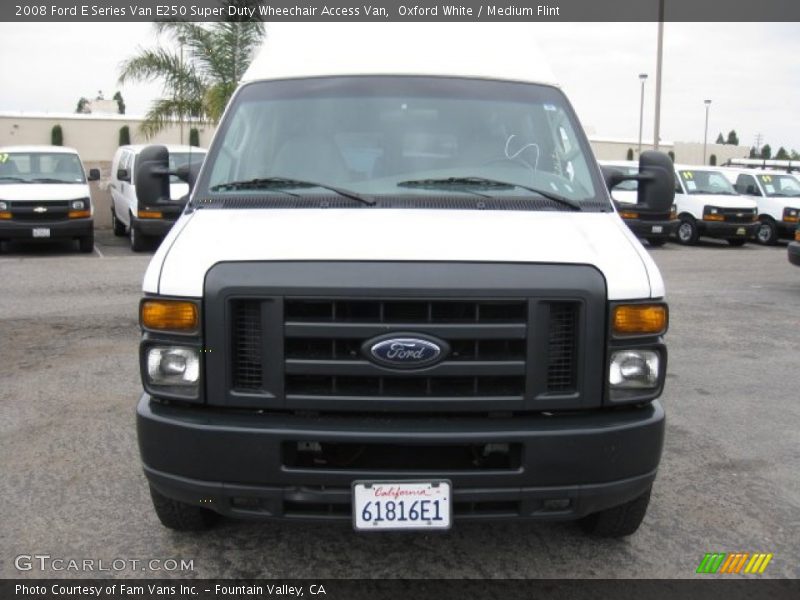 Oxford White / Medium Flint 2008 Ford E Series Van E250 Super Duty Wheechair Access Van