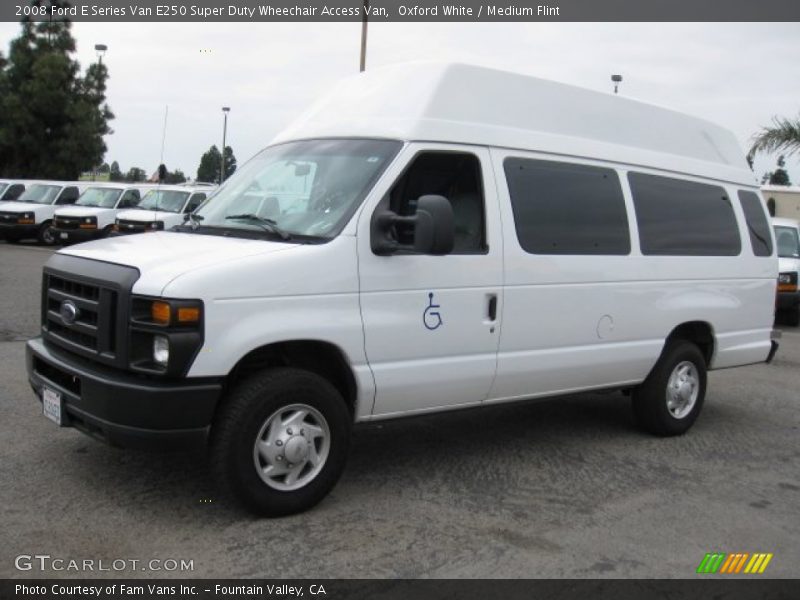 Front 3/4 View of 2008 E Series Van E250 Super Duty Wheechair Access Van