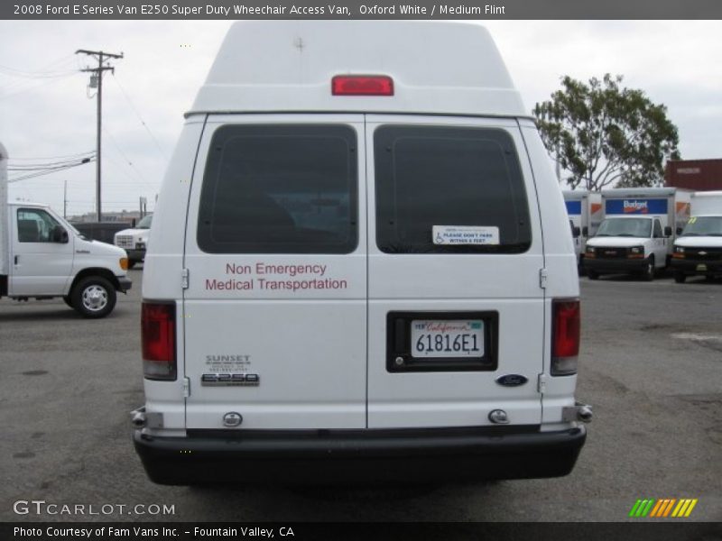 Oxford White / Medium Flint 2008 Ford E Series Van E250 Super Duty Wheechair Access Van