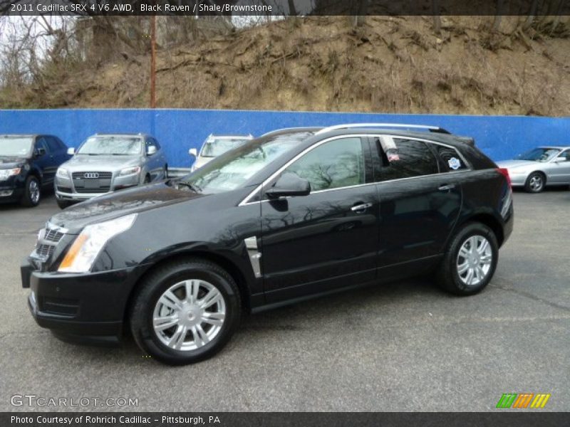 Black Raven / Shale/Brownstone 2011 Cadillac SRX 4 V6 AWD