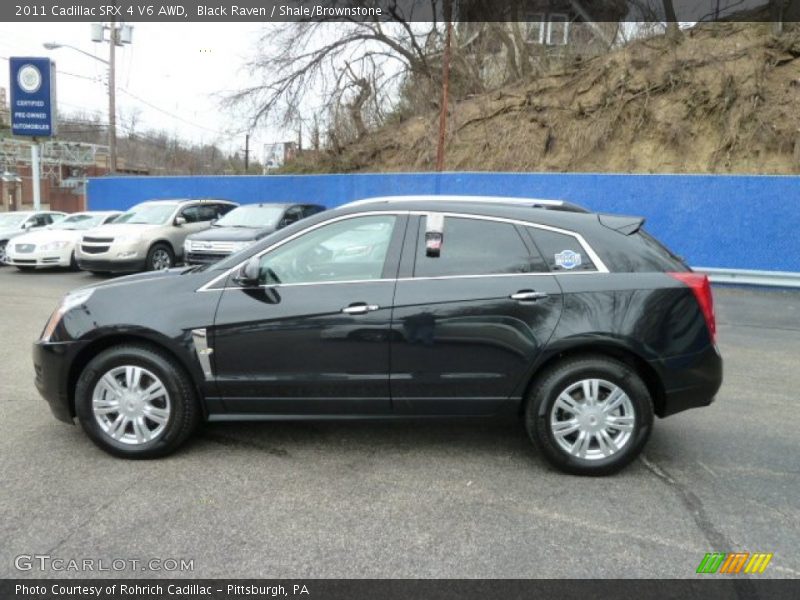 Black Raven / Shale/Brownstone 2011 Cadillac SRX 4 V6 AWD