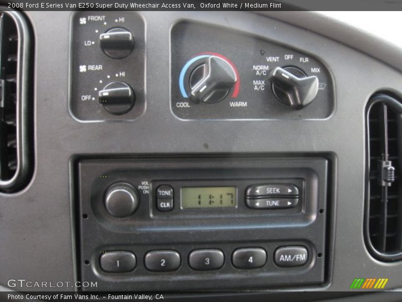 Controls of 2008 E Series Van E250 Super Duty Wheechair Access Van
