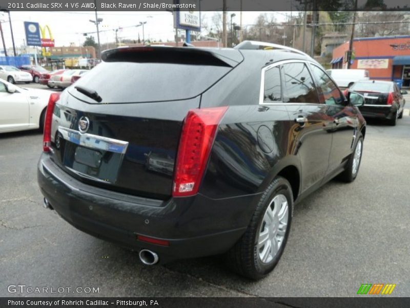 Black Raven / Shale/Brownstone 2011 Cadillac SRX 4 V6 AWD