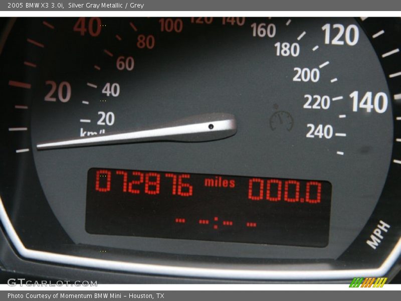 Silver Gray Metallic / Grey 2005 BMW X3 3.0i