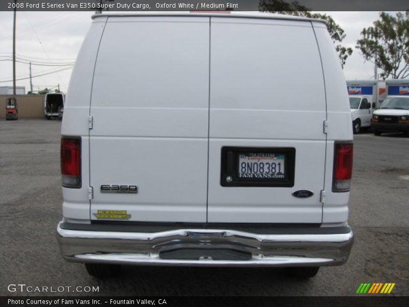 Oxford White / Medium Flint 2008 Ford E Series Van E350 Super Duty Cargo