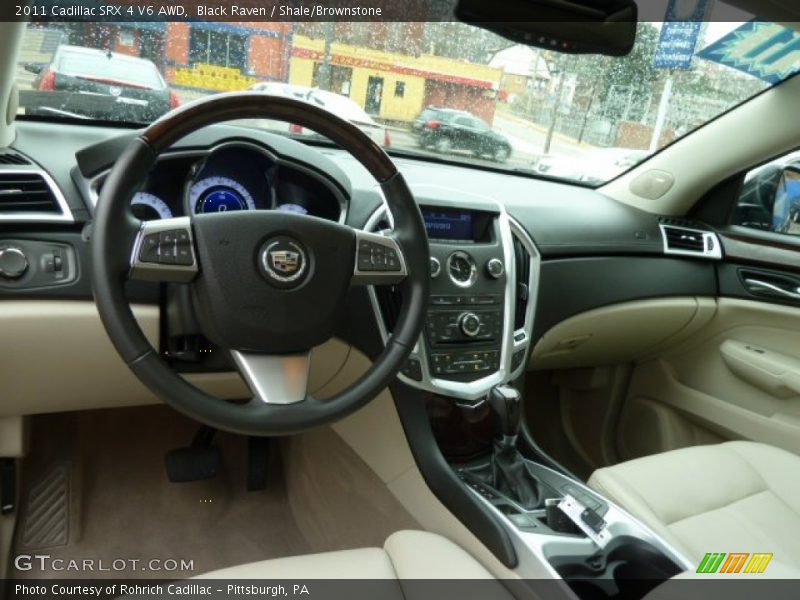 Black Raven / Shale/Brownstone 2011 Cadillac SRX 4 V6 AWD