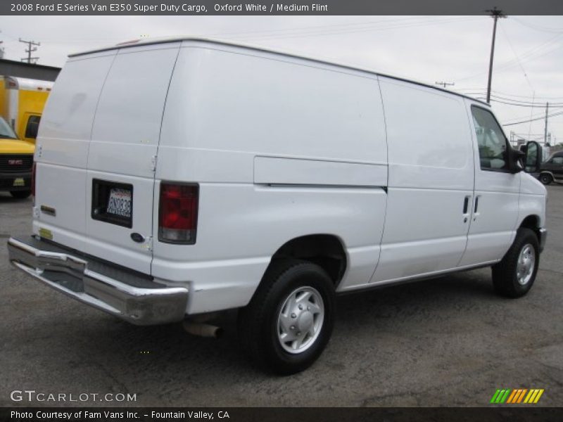 Oxford White / Medium Flint 2008 Ford E Series Van E350 Super Duty Cargo
