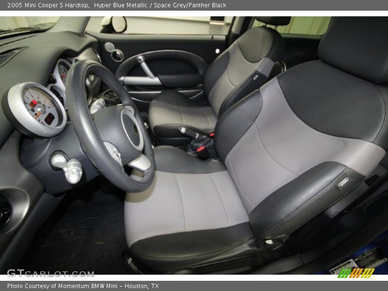 Hyper Blue Metallic / Space Grey/Panther Black 2005 Mini Cooper S Hardtop