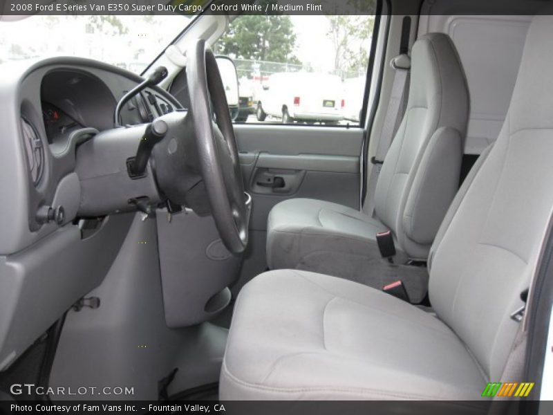  2008 E Series Van E350 Super Duty Cargo Medium Flint Interior