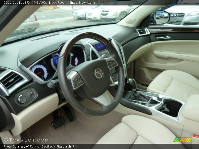 Black Raven / Shale/Brownstone 2011 Cadillac SRX 4 V6 AWD
