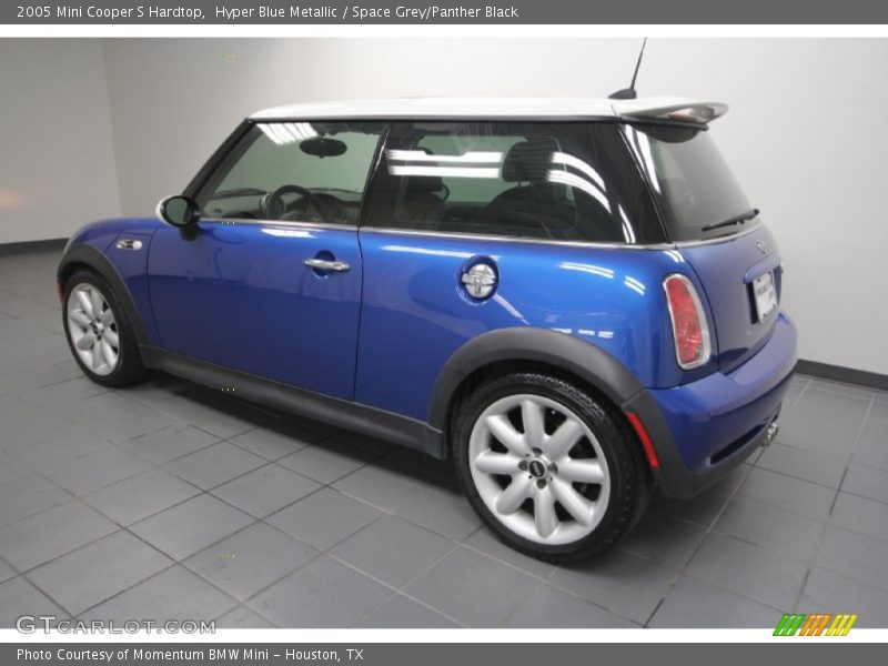 Hyper Blue Metallic / Space Grey/Panther Black 2005 Mini Cooper S Hardtop