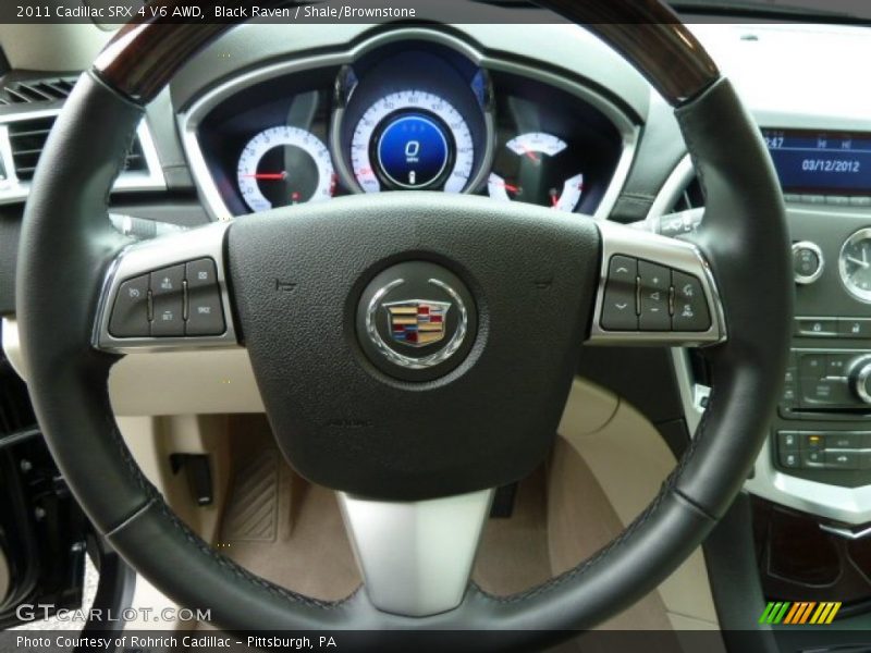 Black Raven / Shale/Brownstone 2011 Cadillac SRX 4 V6 AWD