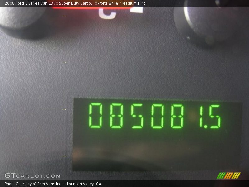 Oxford White / Medium Flint 2008 Ford E Series Van E350 Super Duty Cargo