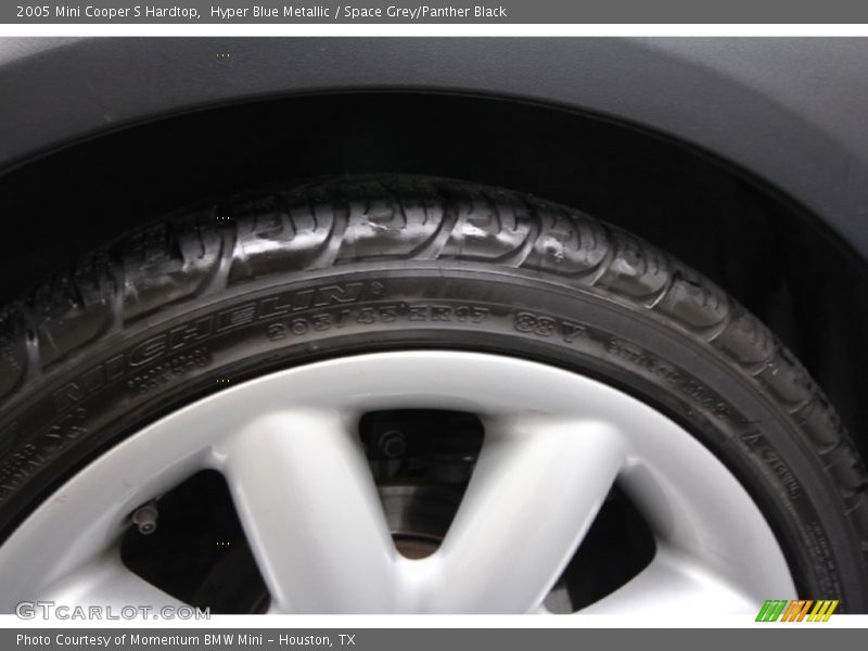Hyper Blue Metallic / Space Grey/Panther Black 2005 Mini Cooper S Hardtop