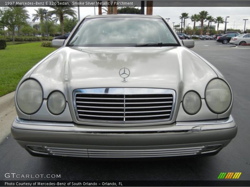 Smoke Silver Metallic / Parchment 1997 Mercedes-Benz E 320 Sedan