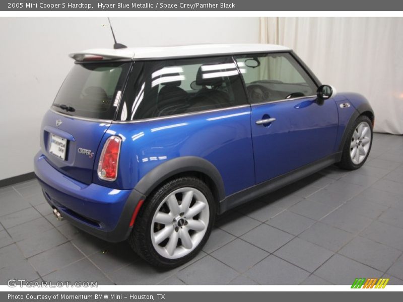 Hyper Blue Metallic / Space Grey/Panther Black 2005 Mini Cooper S Hardtop