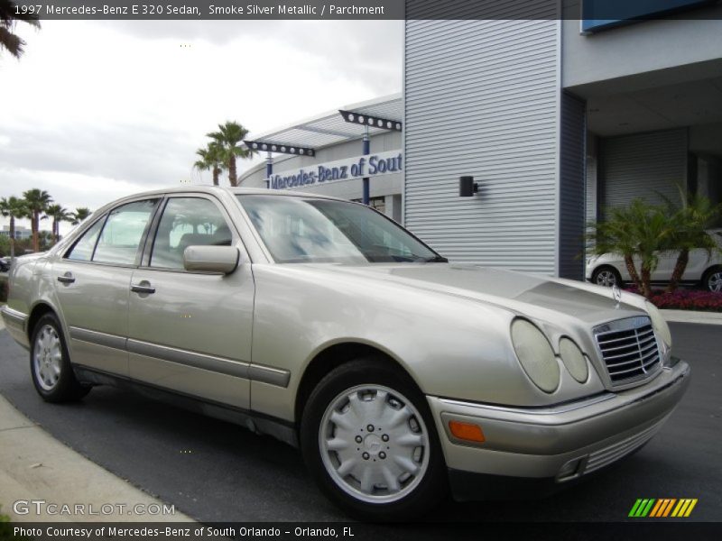 Smoke Silver Metallic / Parchment 1997 Mercedes-Benz E 320 Sedan