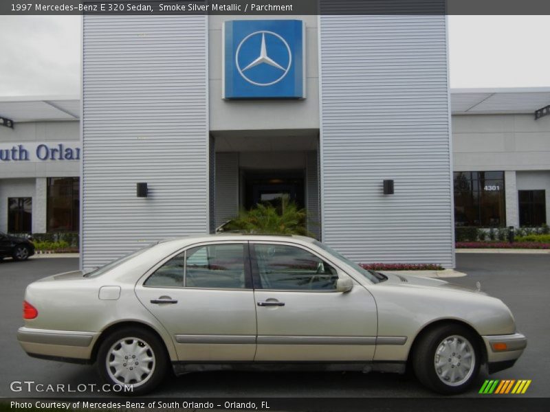 Smoke Silver Metallic / Parchment 1997 Mercedes-Benz E 320 Sedan