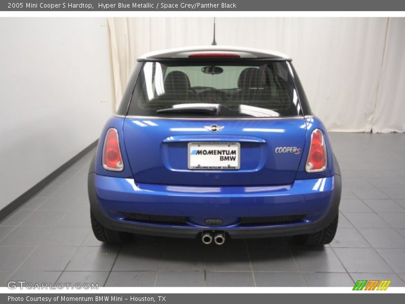 Hyper Blue Metallic / Space Grey/Panther Black 2005 Mini Cooper S Hardtop