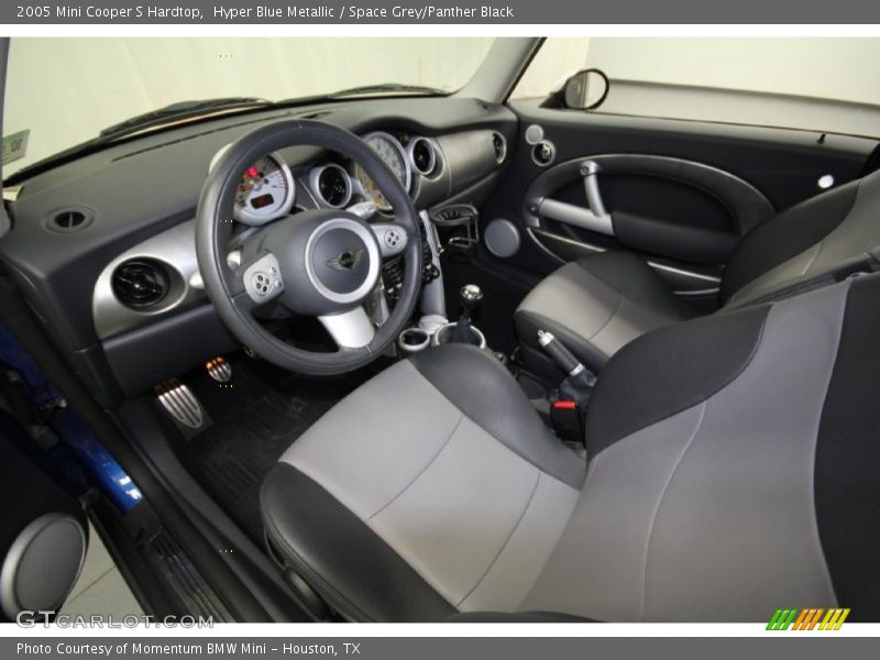 Hyper Blue Metallic / Space Grey/Panther Black 2005 Mini Cooper S Hardtop