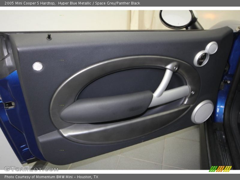 Hyper Blue Metallic / Space Grey/Panther Black 2005 Mini Cooper S Hardtop